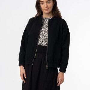 Black Denim Oversized Jacket